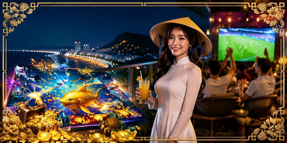 Người chơi tại Vũng Tàu đang dùng thiết bị di động trải nghiệm sảnh game